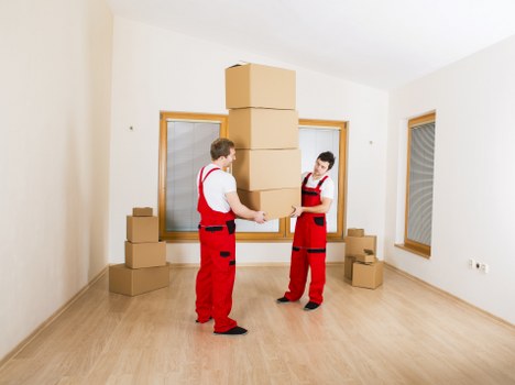 Secure shelving and labelled storage units in a managed warehouse setting